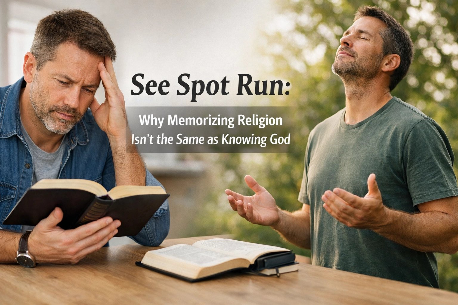 See Spot Run: Why Memorizing Religion Isn't the Same as Knowing God