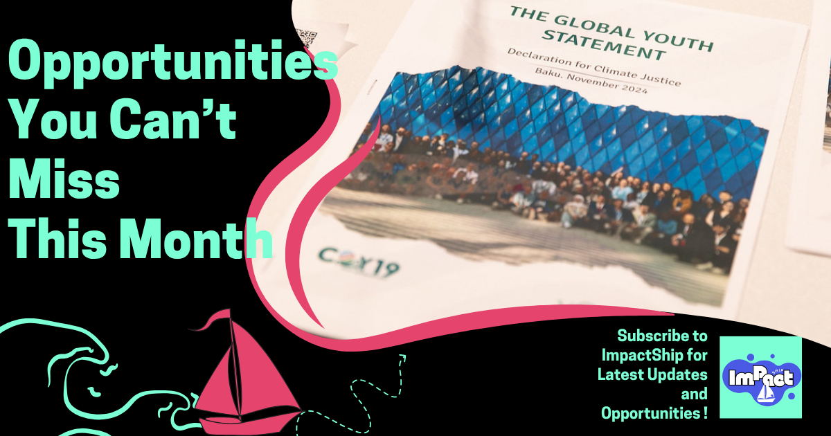 Opportunities You Can’t Miss This Month