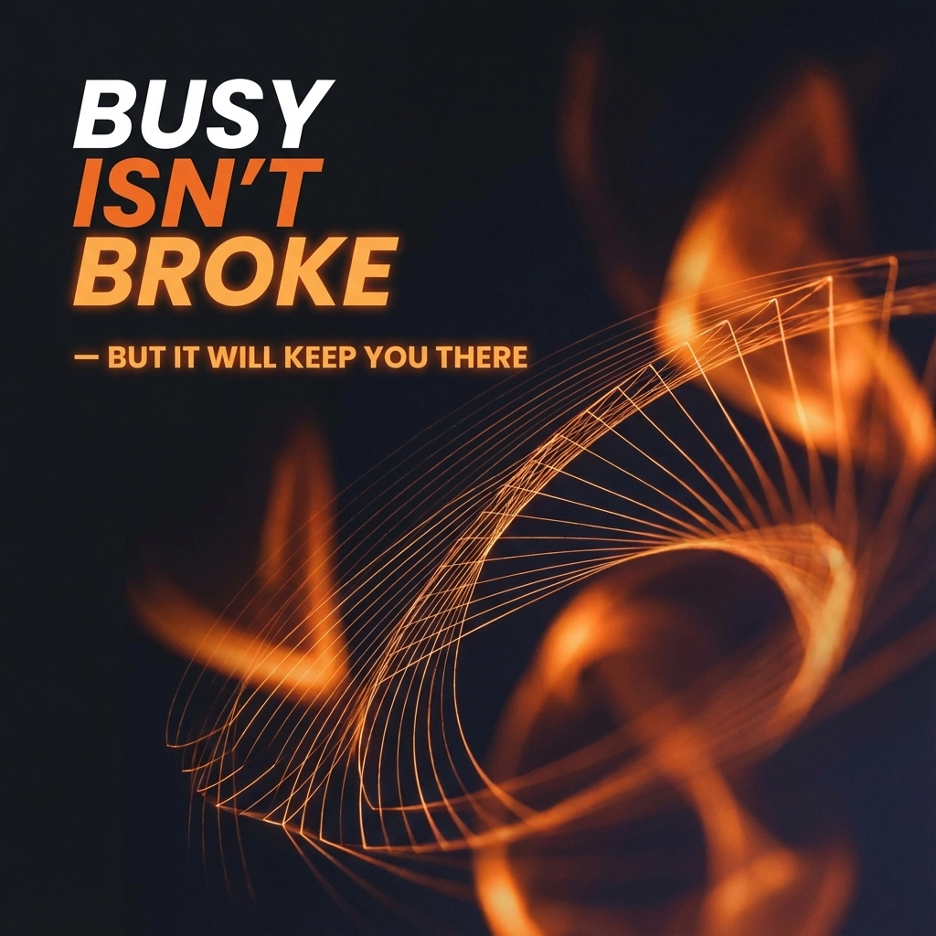 Busy Isn't Broke ,  But It Will Keep You There