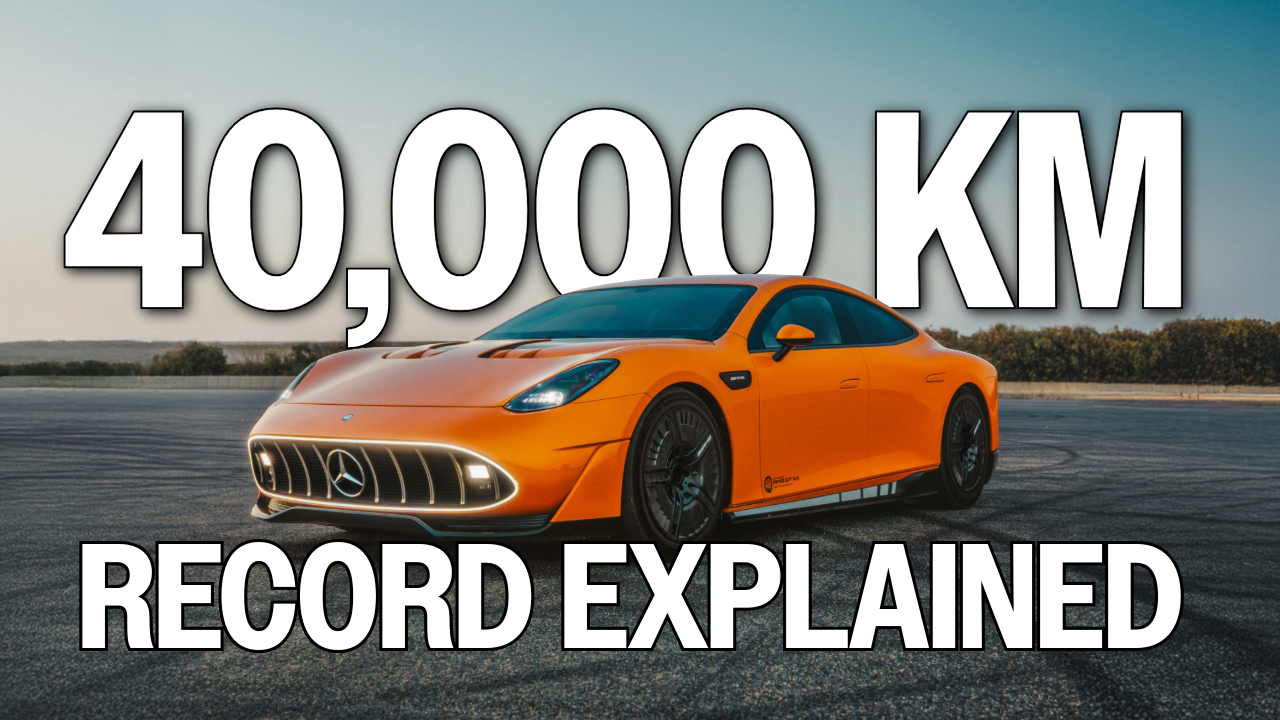 Mercedes AMG GT XX Record Run Explained: 40,075 km in 7.5 Days at 220 km/h