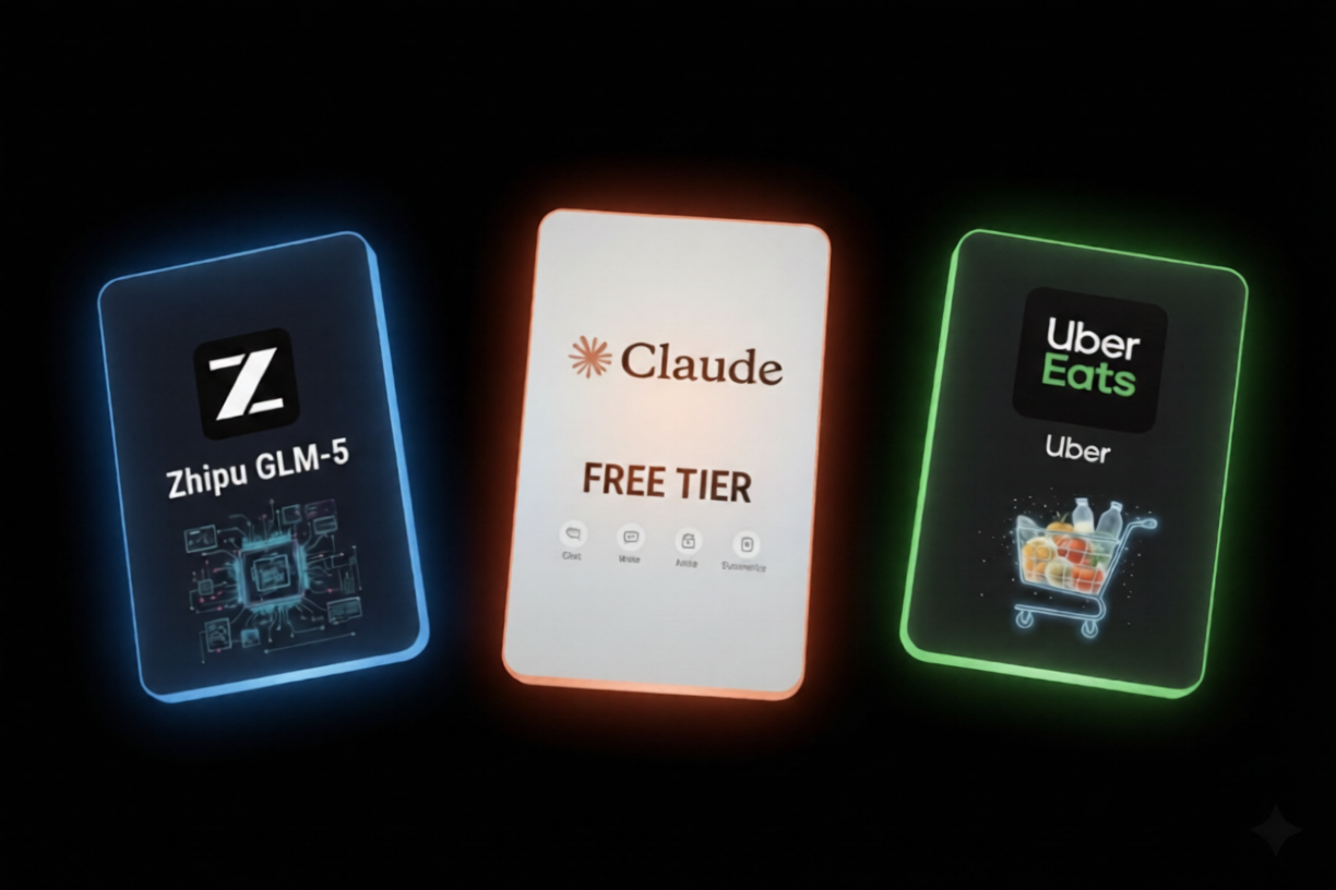 Chinese AI Leap, Free Claude Tools, & Grocery AI: Zhipu, Anthropic, and Uber Reshape the Frontier
