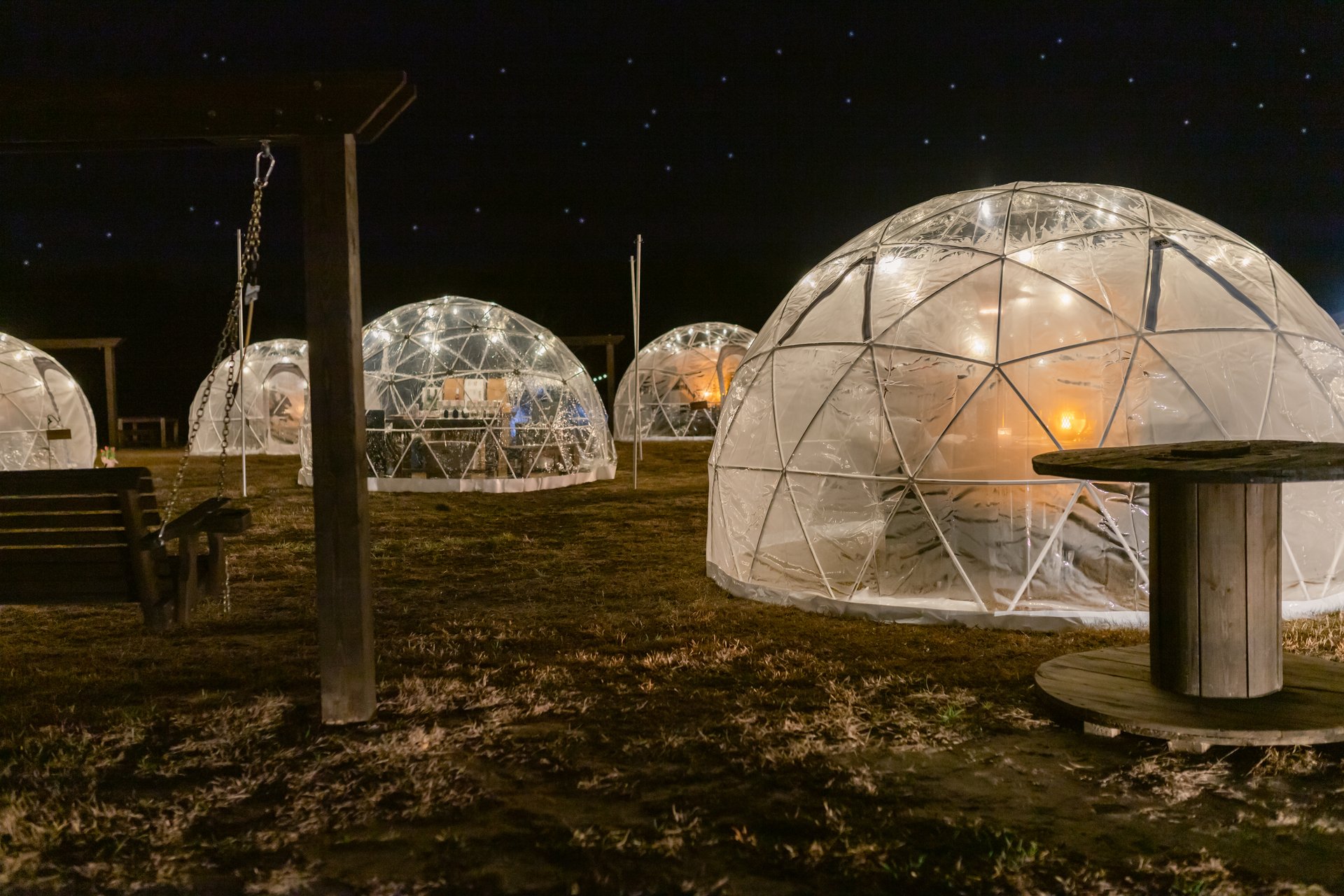 An Evening Wrapped in Light: The Igloo Dining Experience at Under the Stars Farm