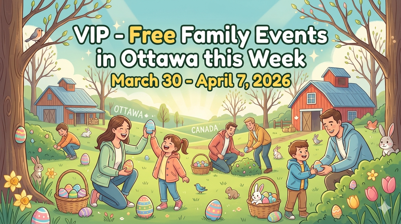 VIP - Free Family Events in Ottawa this Week March 30 - April 7, 2026