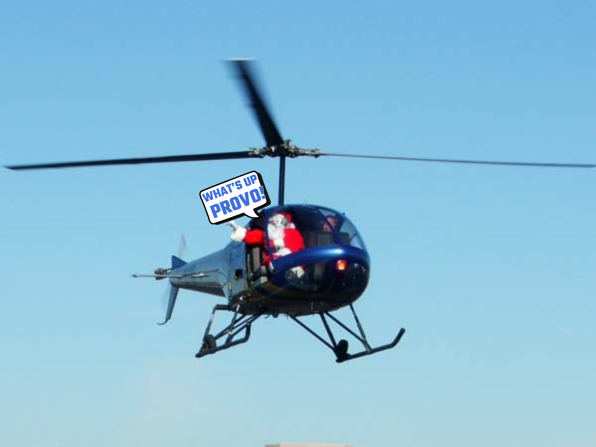 November 25, 2025 - Helicopter Santa, Thanksgiving Day BYU games