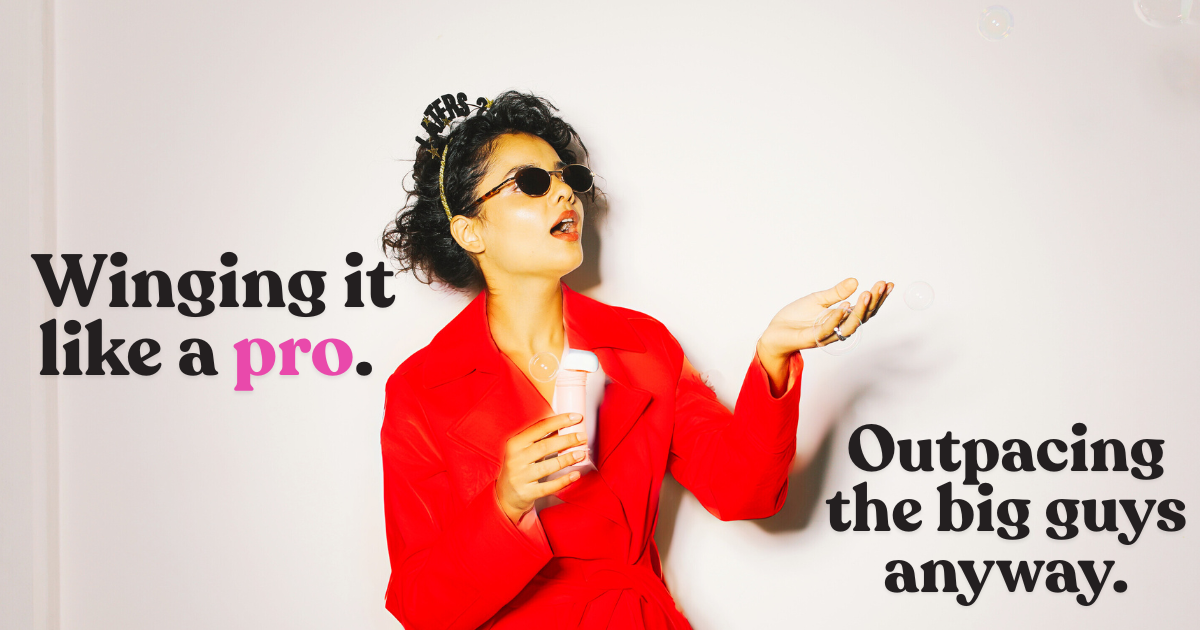 😊Why “winging it” might just be your secret marketing superpower