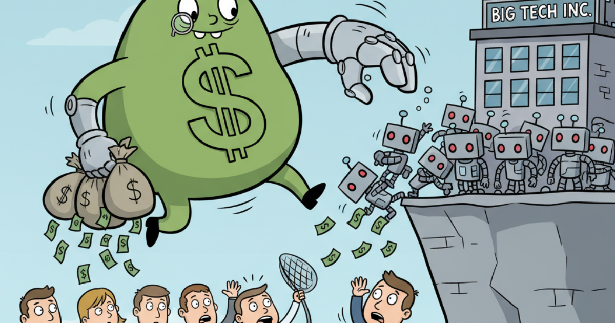 AI isn't replacing jobs—AI spending is