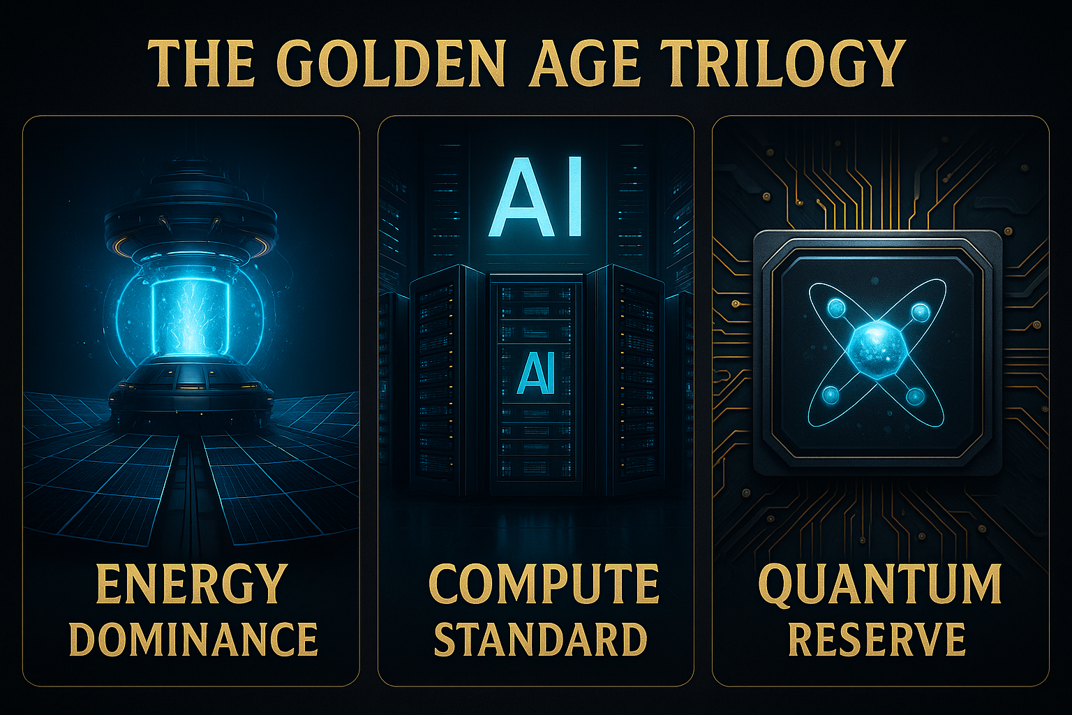 ⚡ THE GOLDEN AGE TRILOGY: ENERGY. COMPUTE. QUANTUM.