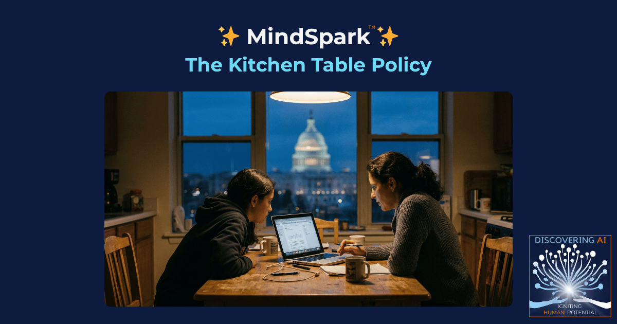 ✨ This Week’s MindSpark: The Kitchen Table Policy ✨