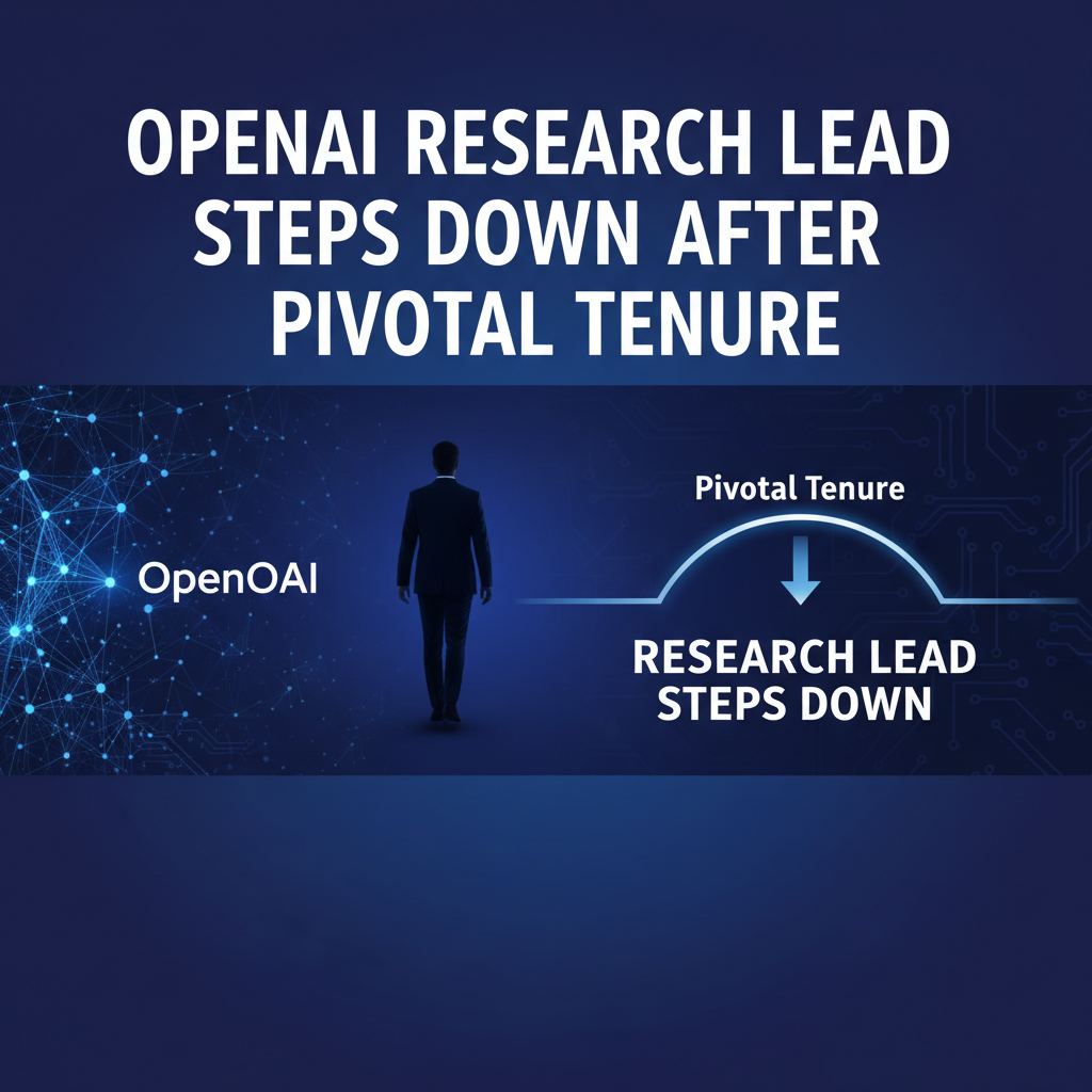 OpenAI Research Lead Steps Down After Pivotal Tenure