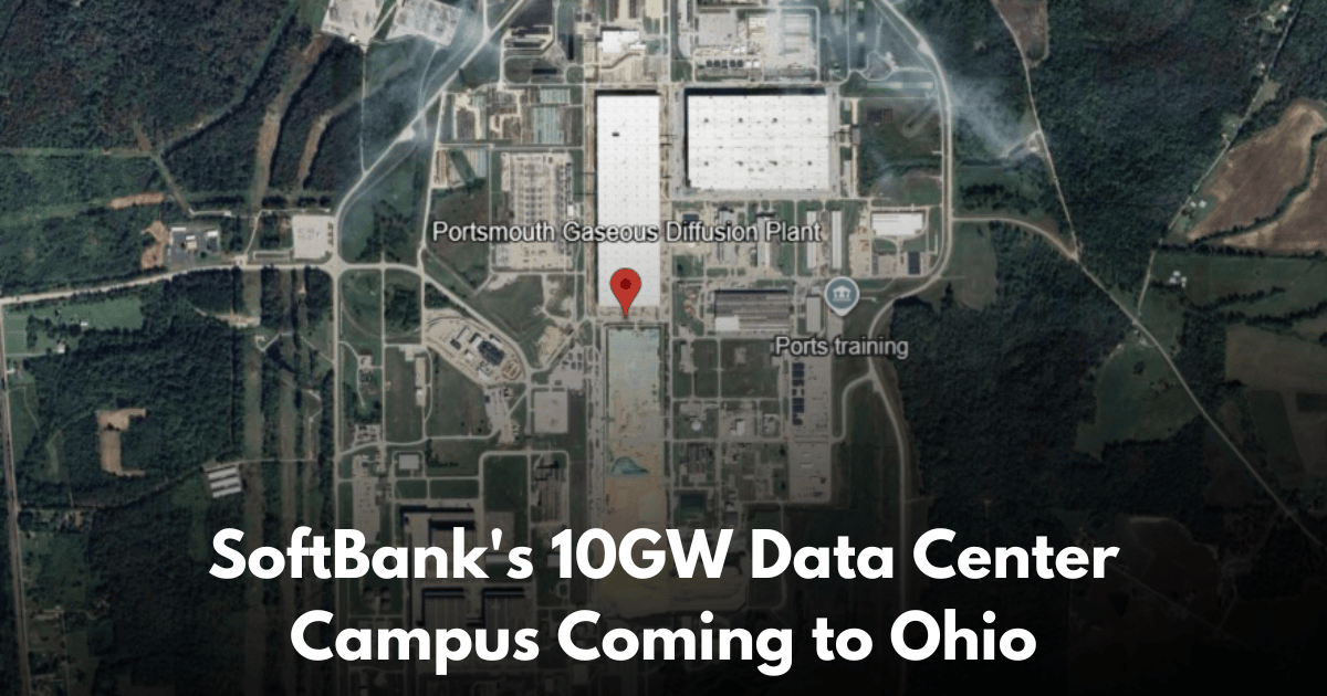 SoftBank's 10GW Data Center Campus Coming to Ohio