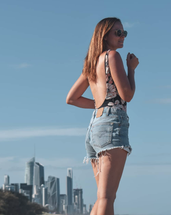 Woman at beach 