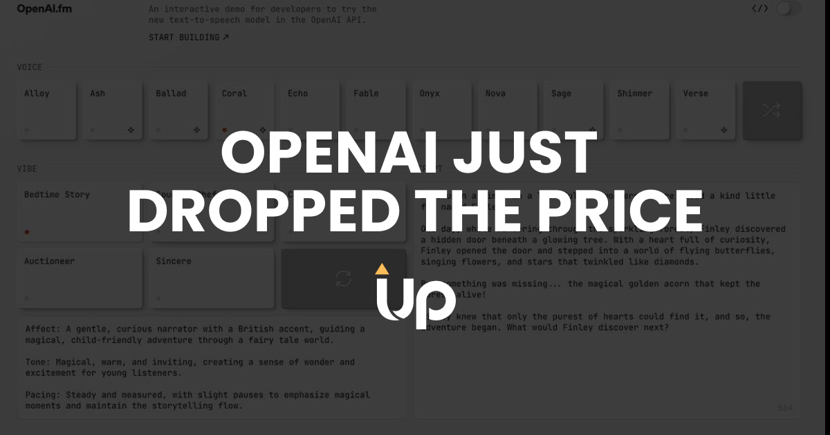 OpenAI Just Dropped the Price