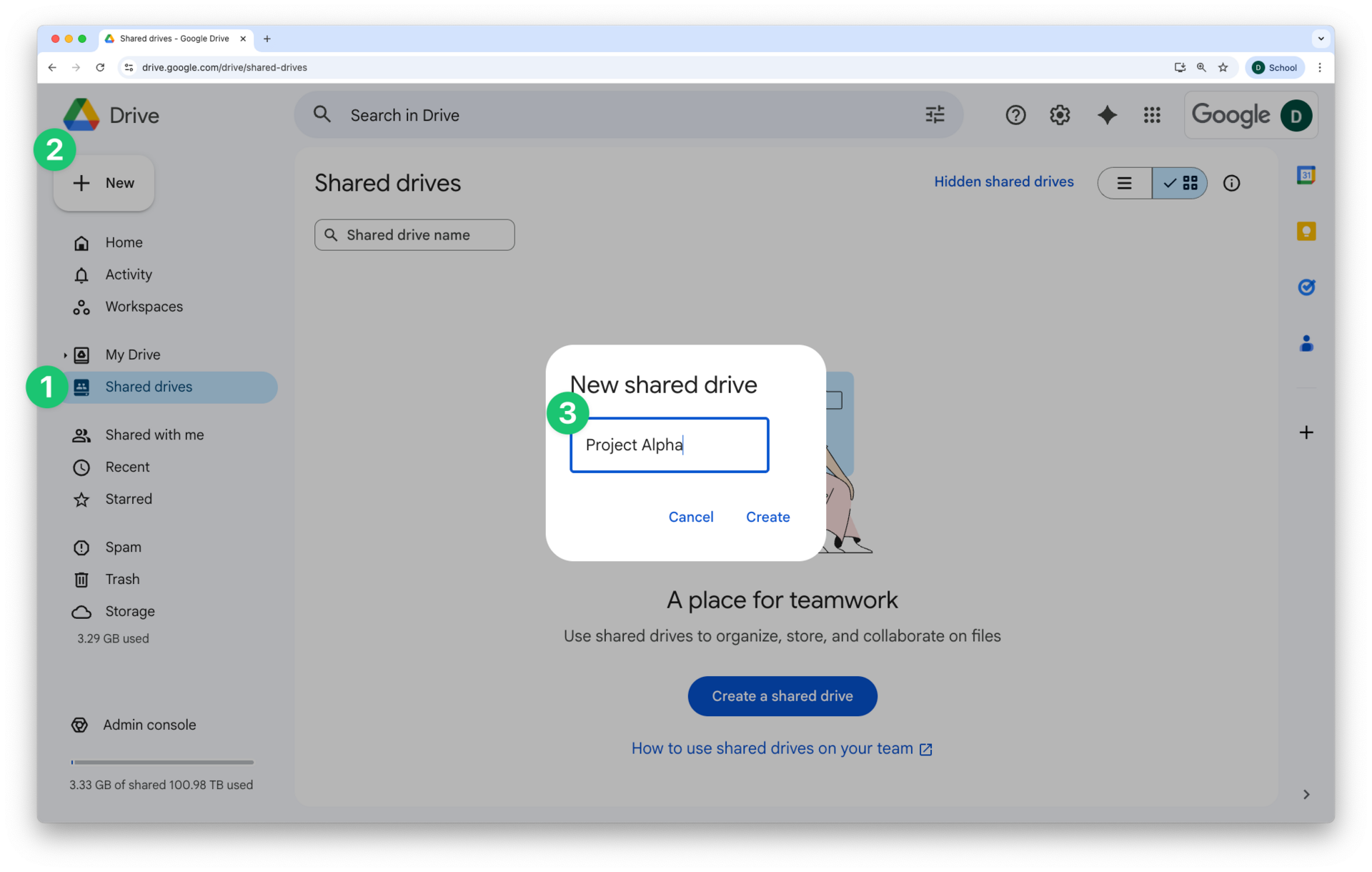 Sharing (drives) is caring
