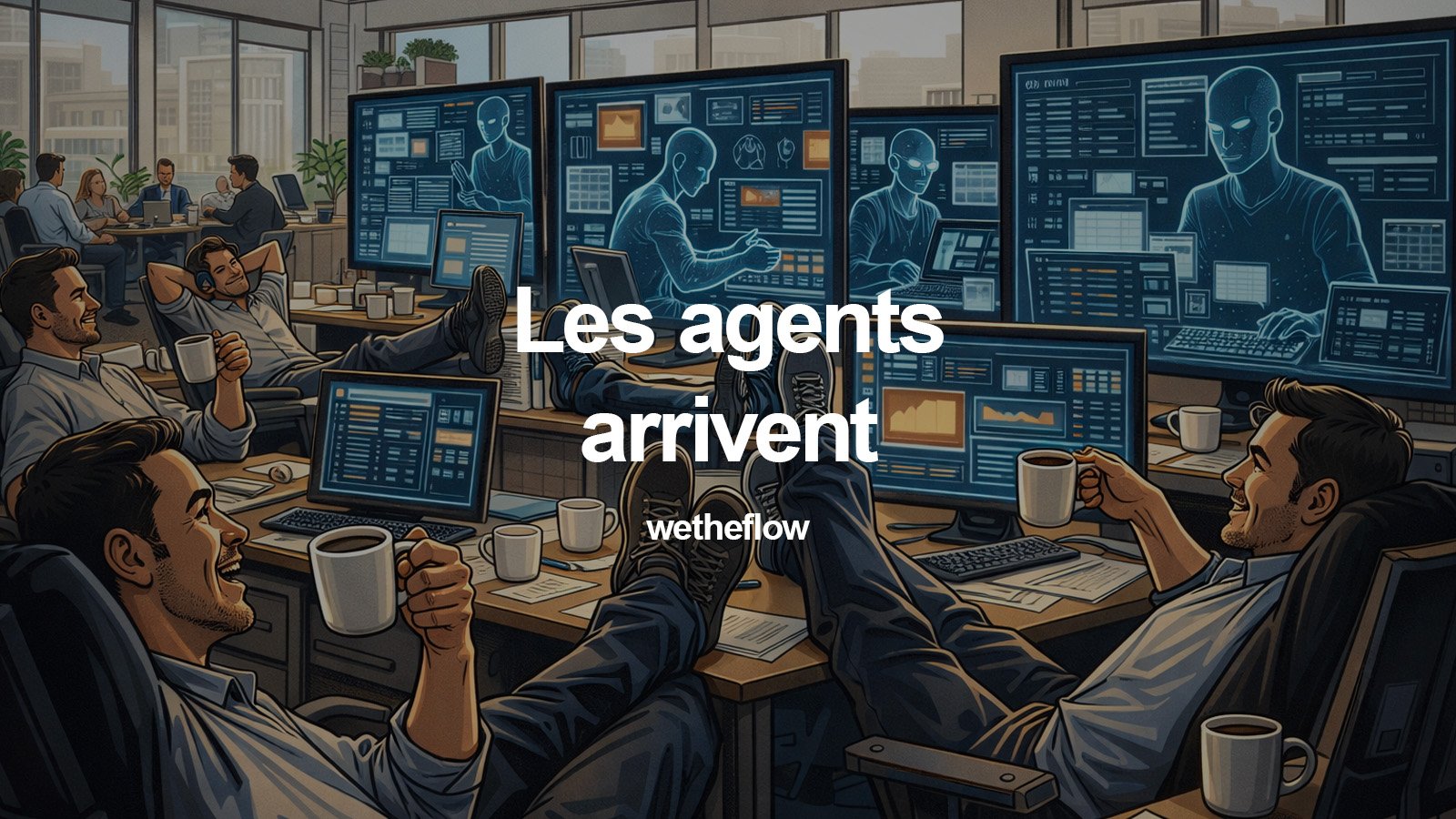 Les agents arrivent