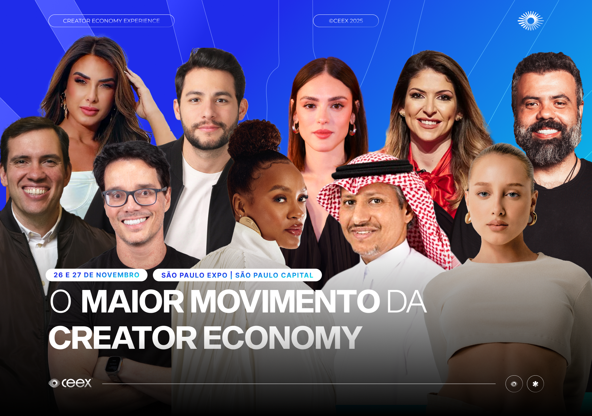 Malu Borges, Ei Nerd, Patrícia Ramos e outros nomes confirmam presença no CEEX 2025