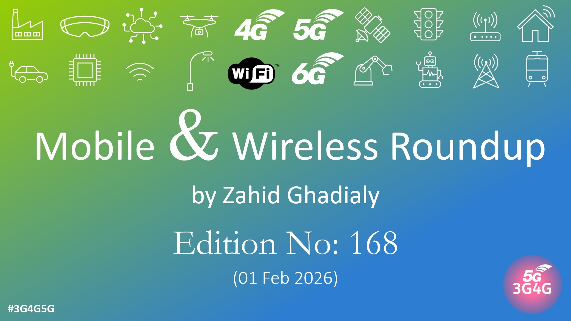 Mobile & Wireless Roundup No. 168