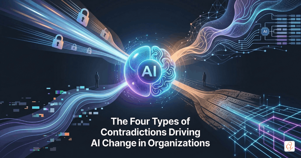 The Four Types of Contradictions Driving AI Change in Organizations