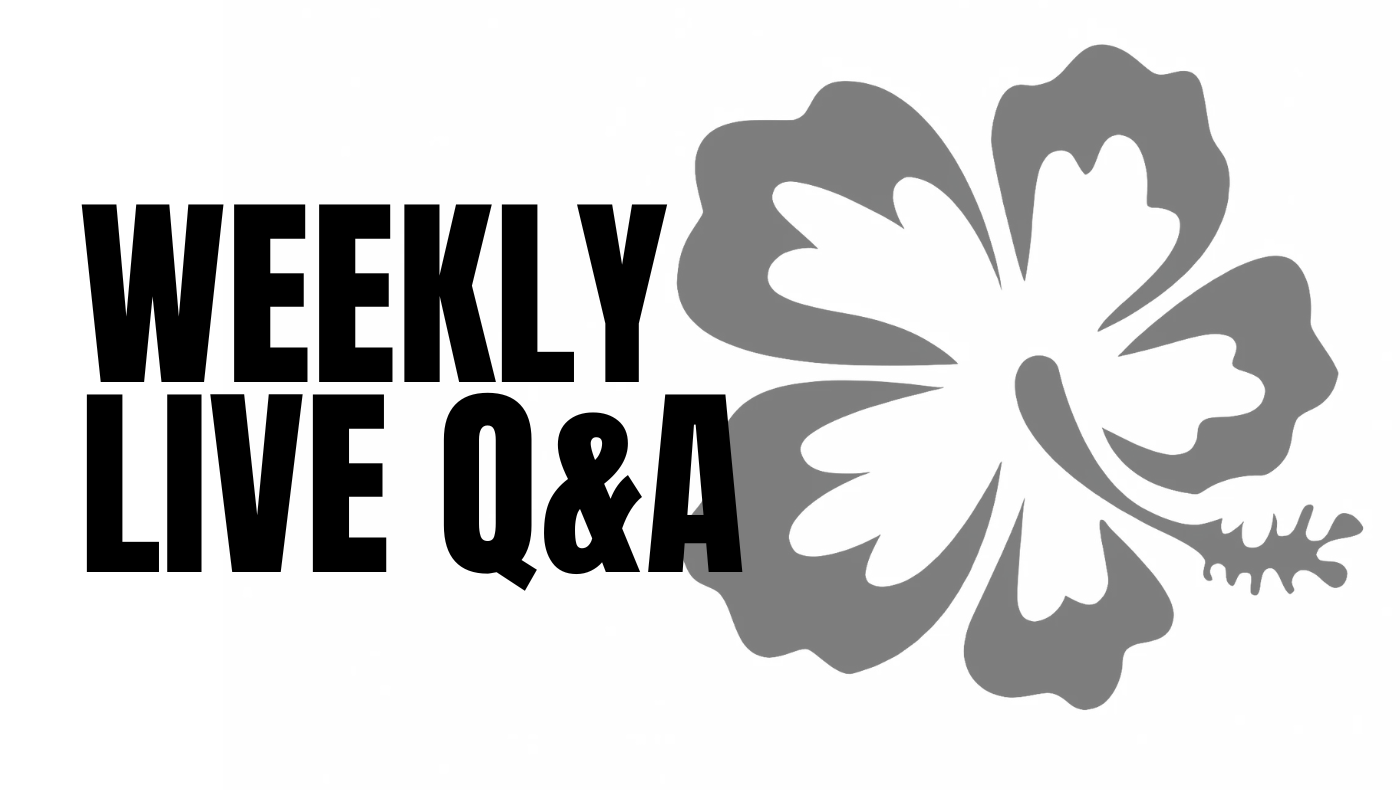 New: Weekly Live Q&A 