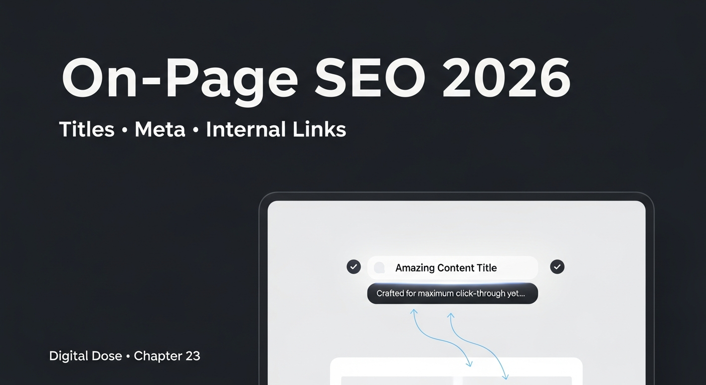 On-Page Optimization in 2026