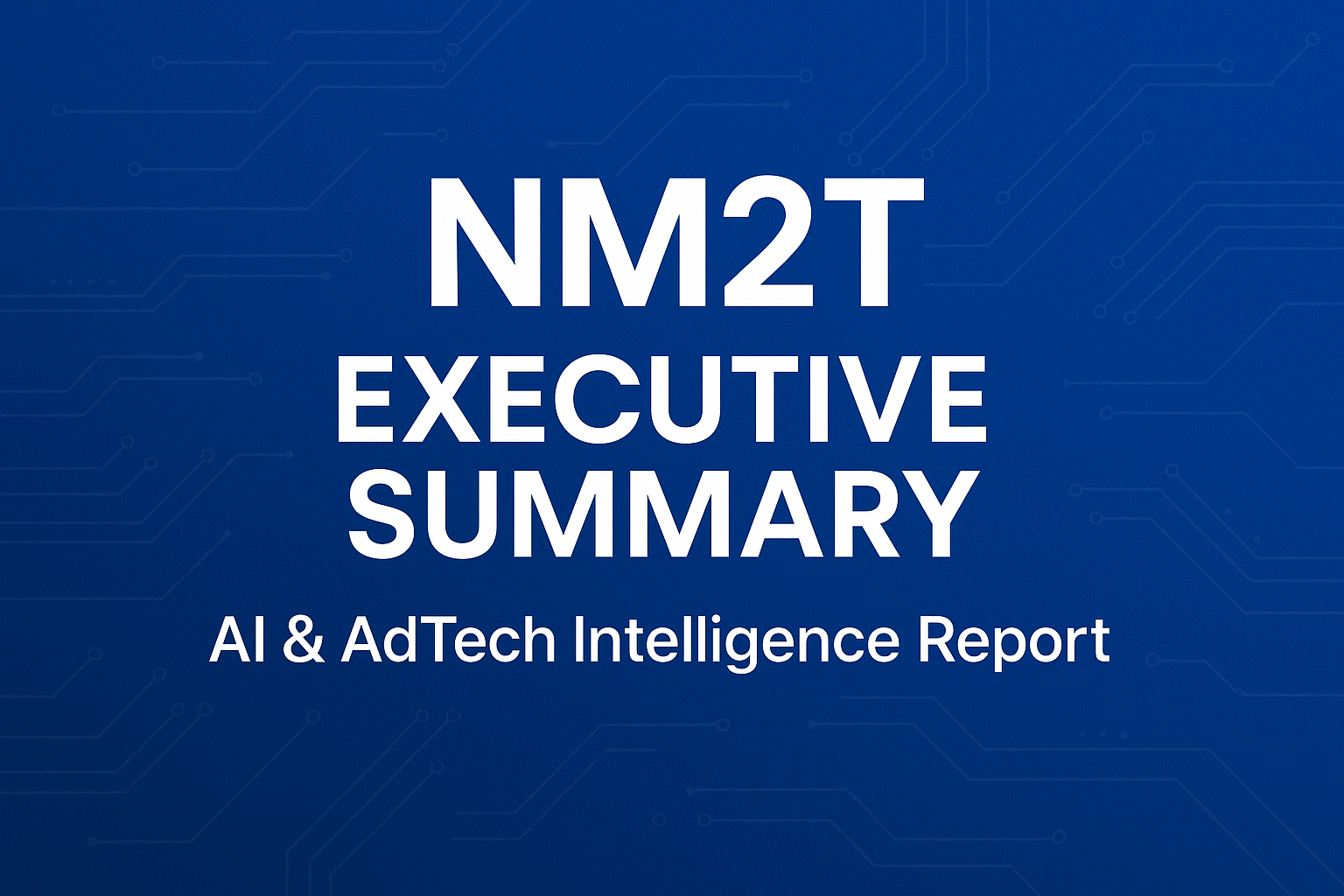 Executive Brief: The Agentic Advertising Revolution & Infrastructure Power Plays