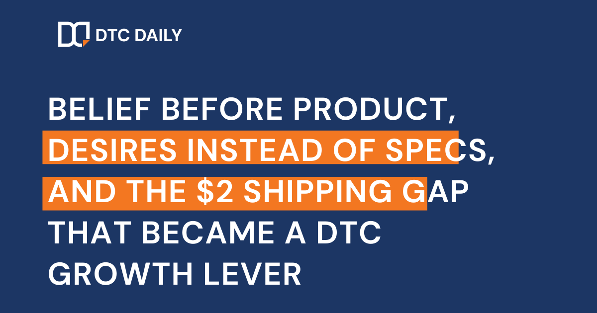 Why belief must come before benefits or pricing