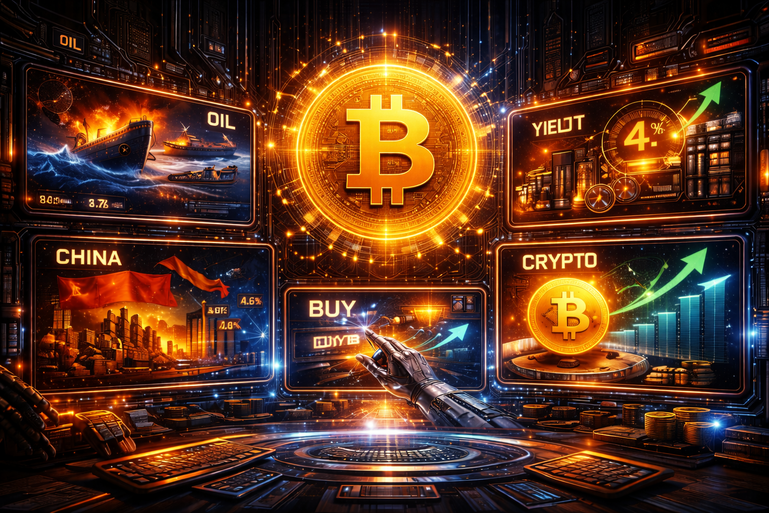 Oil Rules Again | Yields Push Higher | Risk Tries to Stabilize