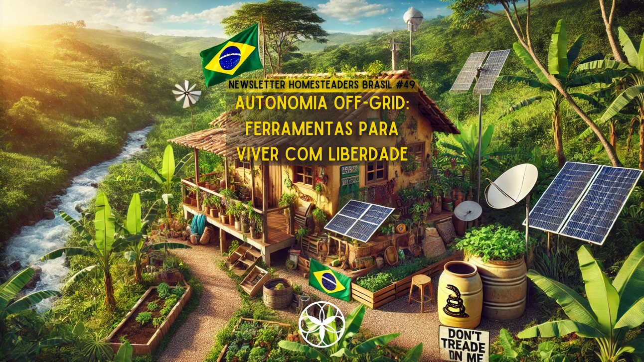 Homesteaders Brasil #49 | 🌱 Autonomia Off-Grid: Ferramentas para Viver com Liberdade