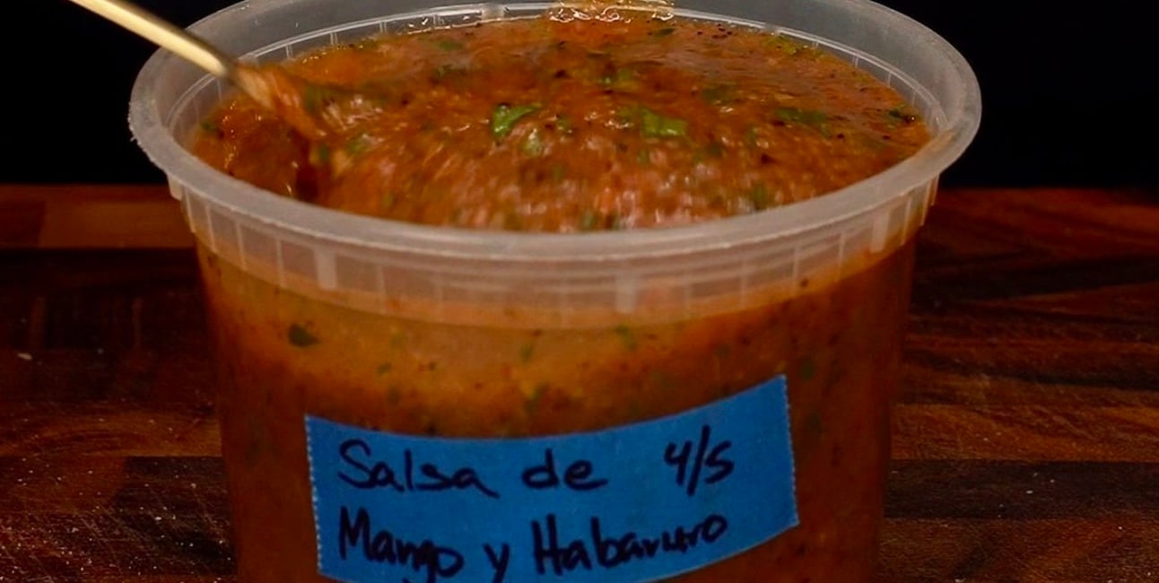 Chef Zaragoza's Roasted Mango & Habanero Salsa