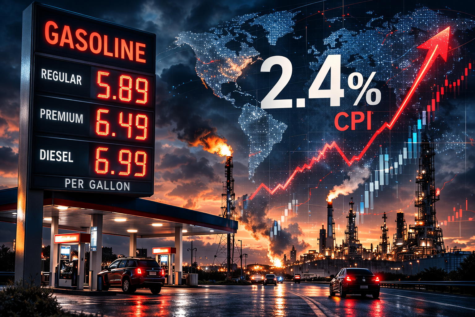 Oil Shock Risks +0.2pt CPI From 2.4%