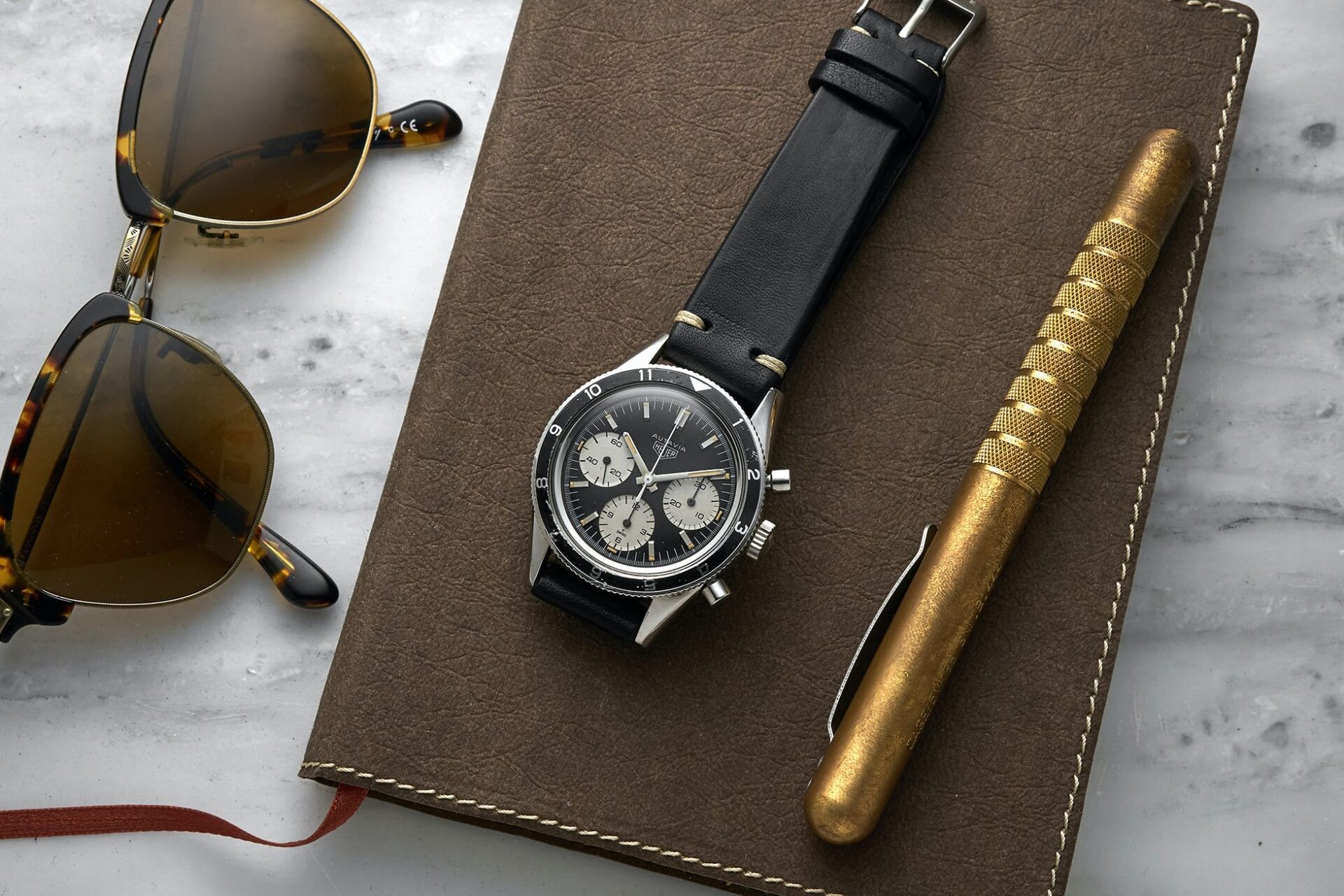 A 1966 Heuer Autavia ‘Jochen Rindt’ With A Letter Signed By Jack Heuer