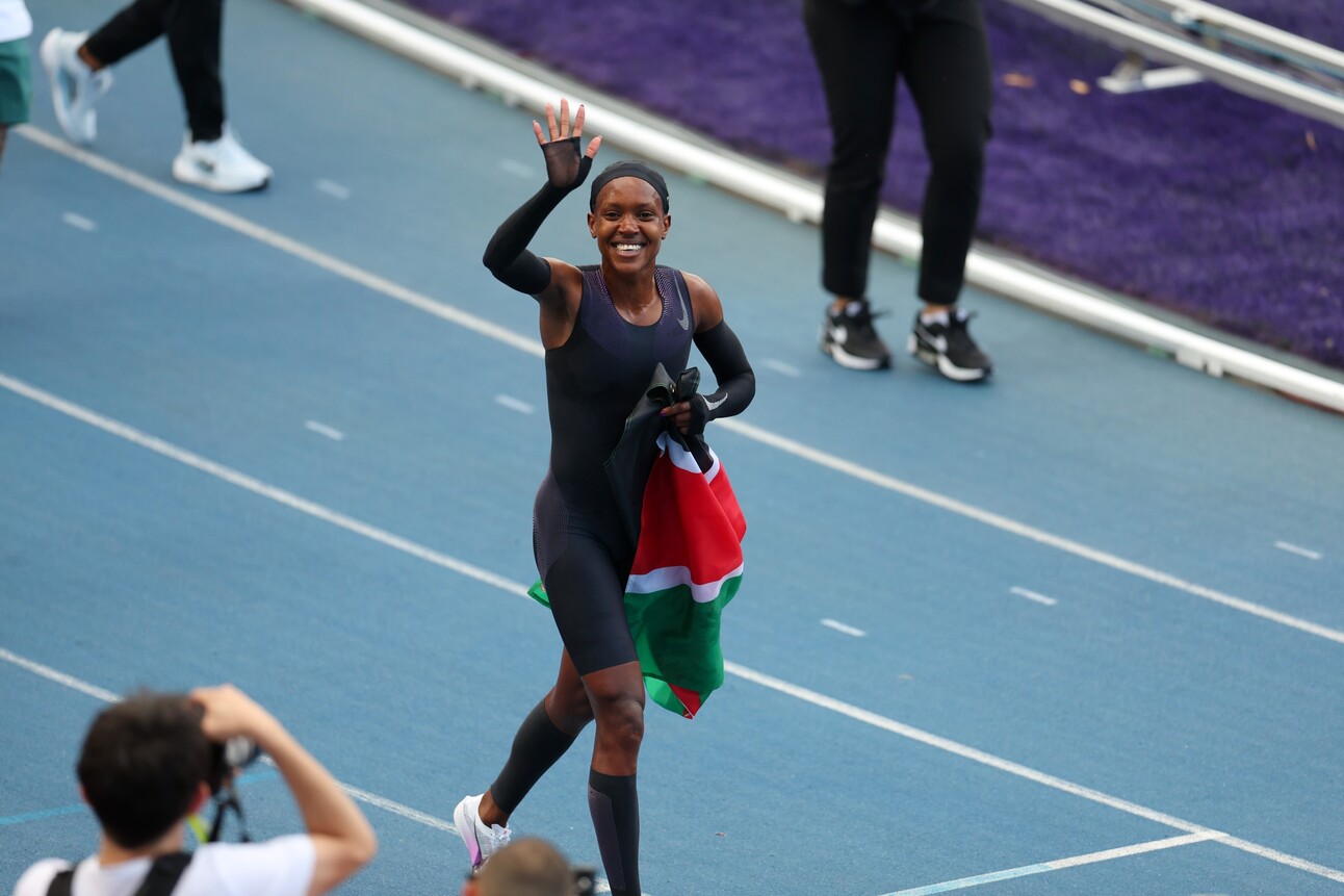 Faith Kipyegon y el Breaking4 Speed Kit