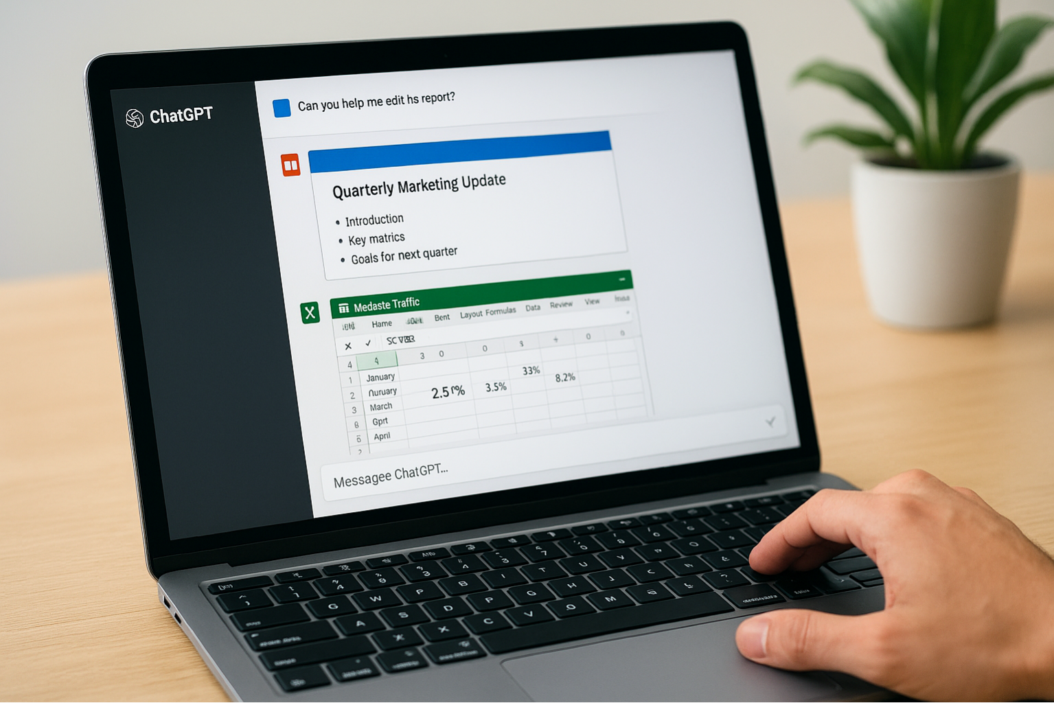 ChatGPT May Soon Support Excel and PowerPoint File Editing