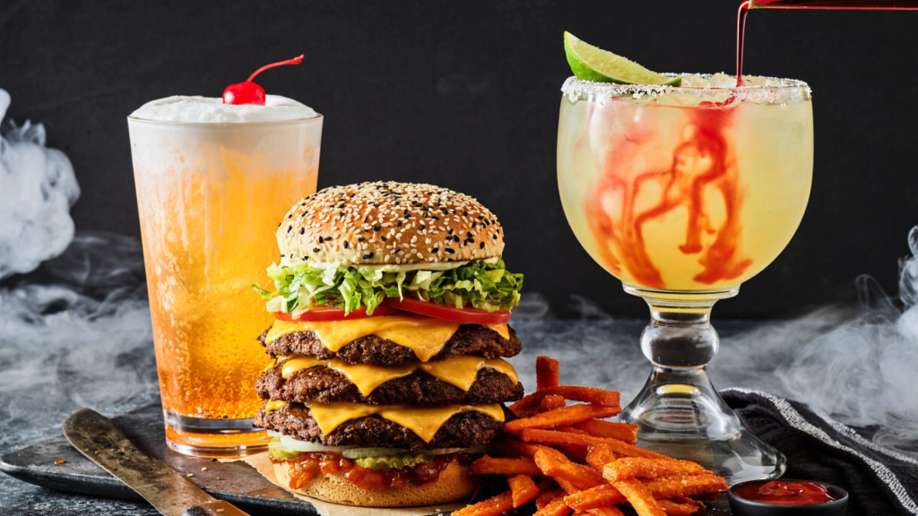 Red Robin Unleashes Mega Monster Burger and Spooky Sips for Halloween Season