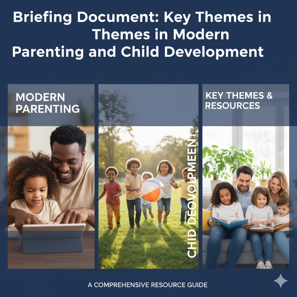 Briefing Document: Key Themes in Modern Parenting and Child Development