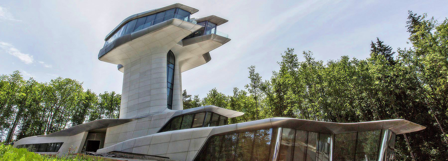 Zaha Hadid’s Only Private Residence Is a Real Life James Bond Lair