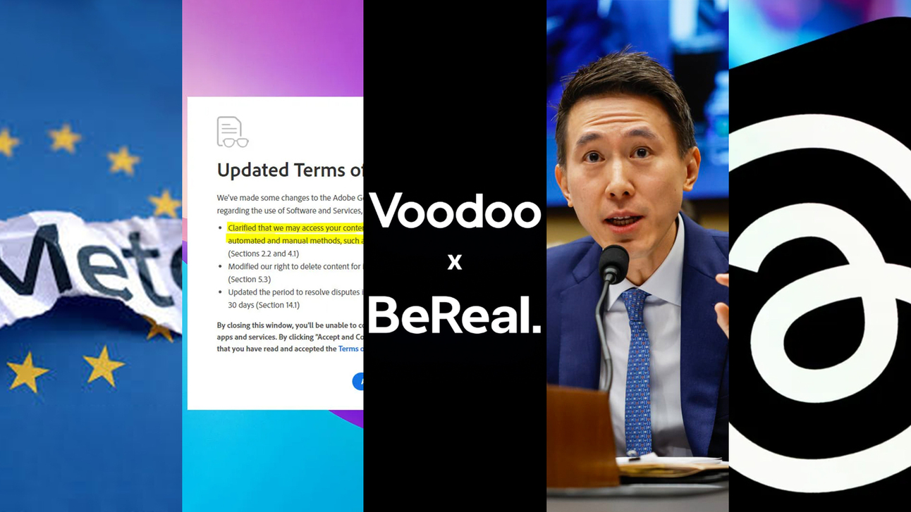 Meta AI, Adobe Drama, Voodoo buys BeReal and Threads API | MKTRSU #007