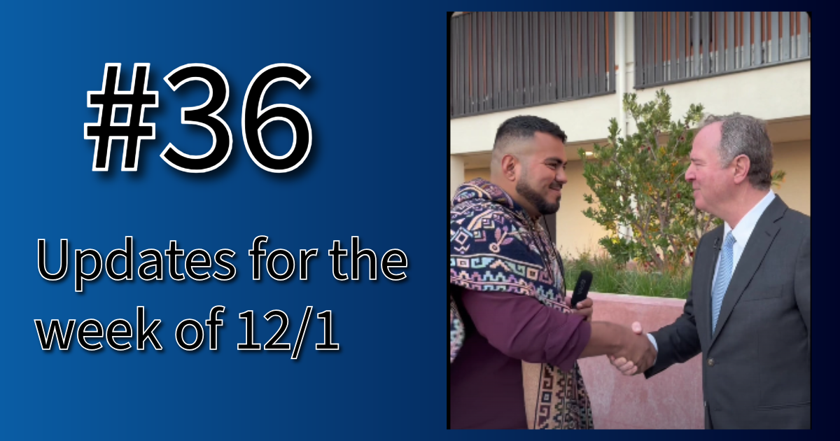 #36 ¿Que pasó? with Señor B - week of 12/1