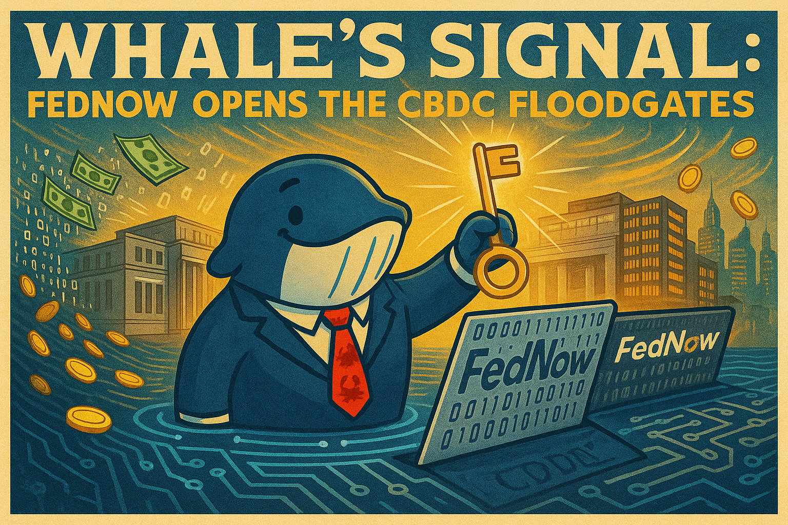🐋 Whale's Signal: FedNow Opens the CBDC Floodgates