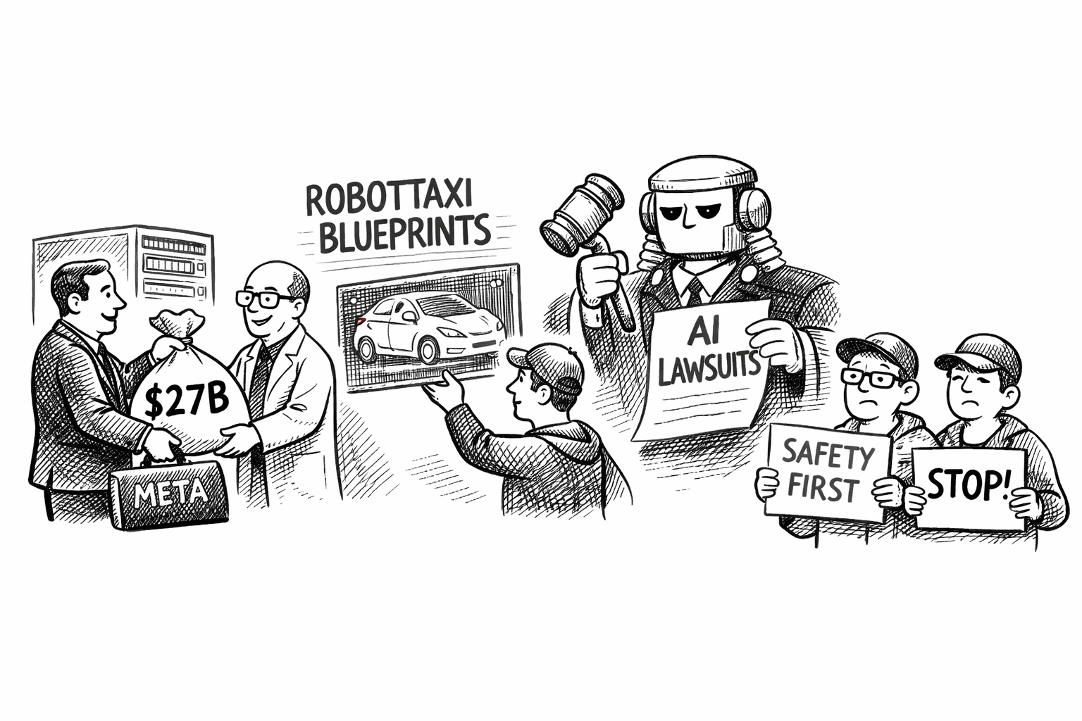 Monday, March 16: Meta buys 27B of Nebius compute, Micron accelerates DRAM, Nvidia sells robotaxi plans, Teens sue Grok & xAI, No-one thinks AdultGPT is a good idea