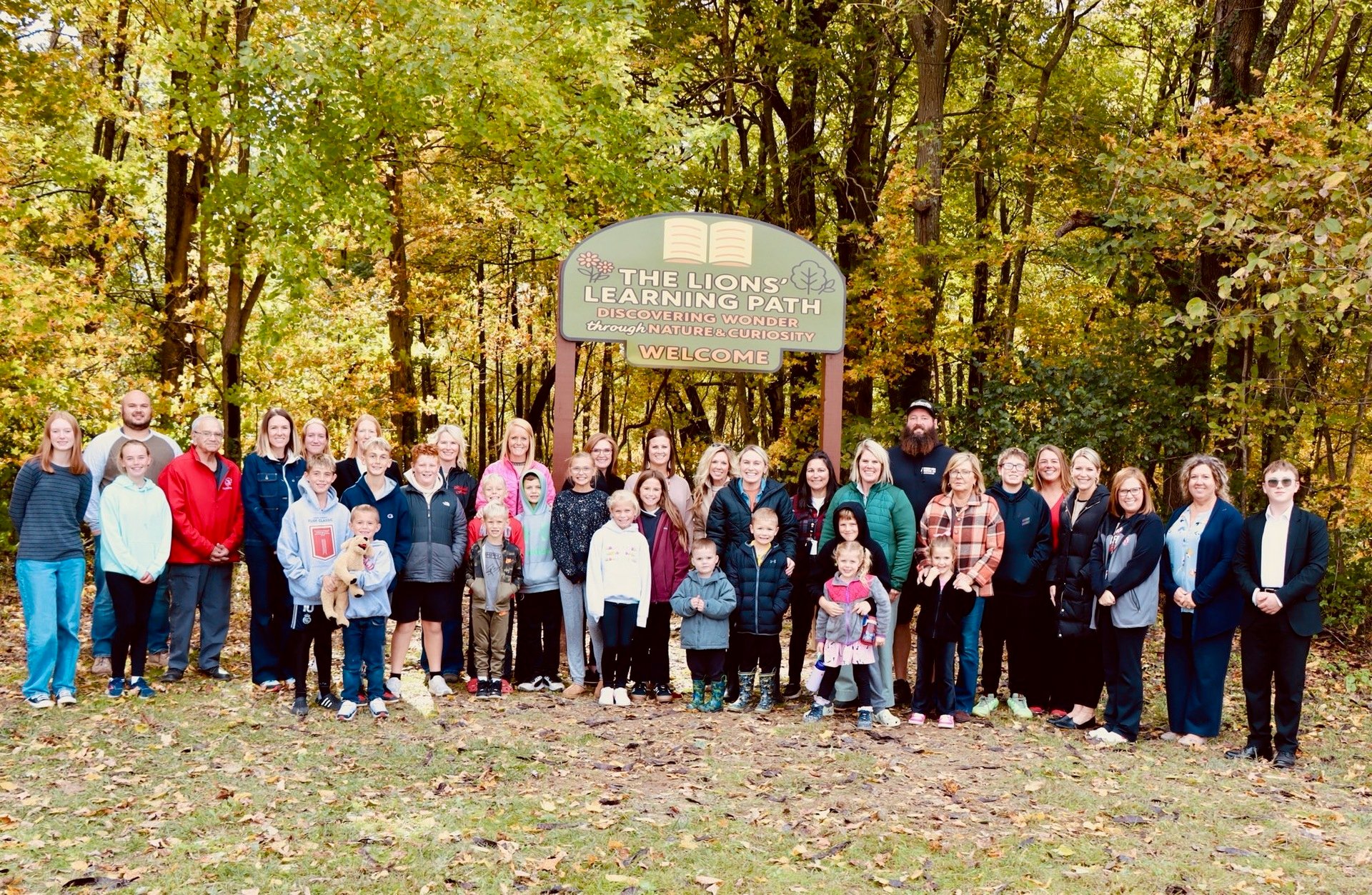 Fairfield Opens Lions’ Learning Path, Blending Nature and Education