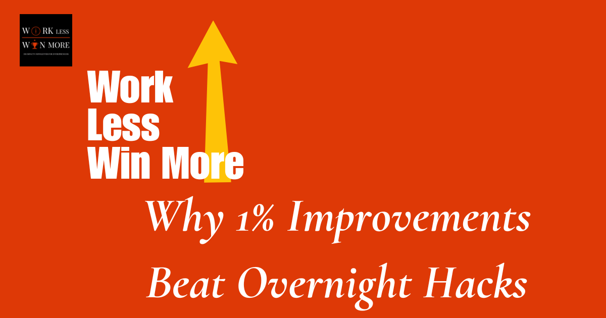 Why 1% Improvements Beat Overnight Hacks
