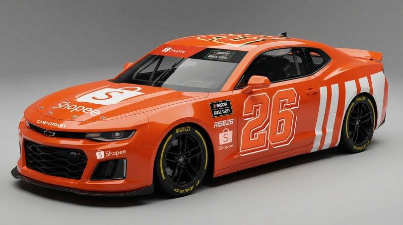 Shopee entra como patrocinadora da NASCAR Brasil e lança loja oficial na plataforma