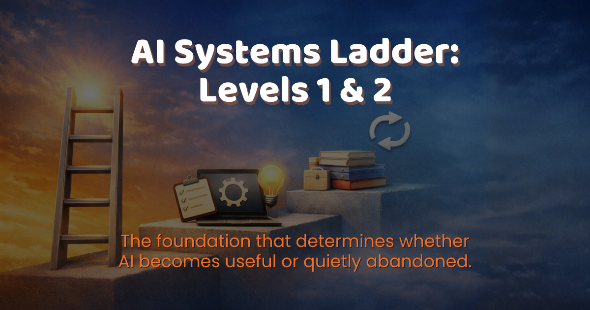 AI Systems Ladder: Levels 1 & 2