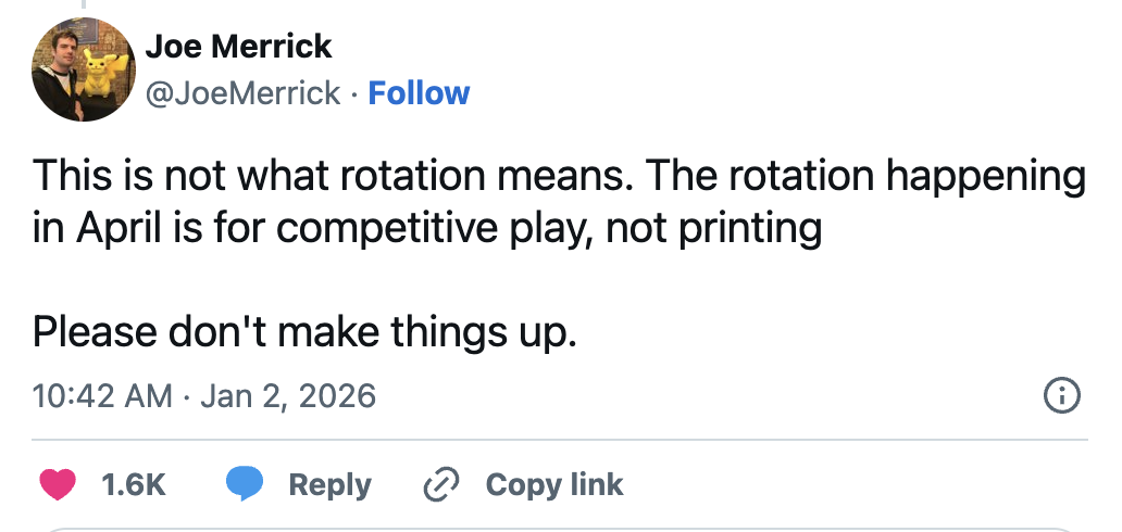 What Standard Rotation Means for Set Printing