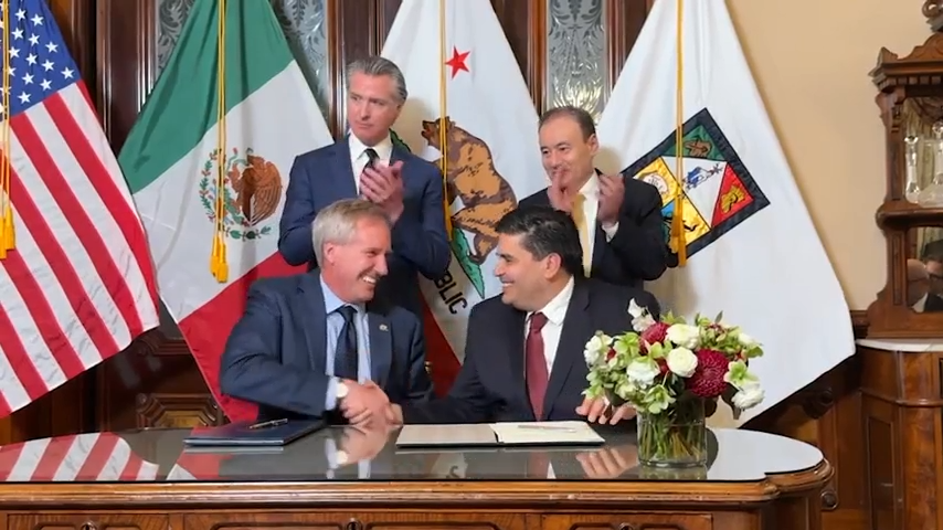California and Sonora, Mexico Sign Clean Energy MOU