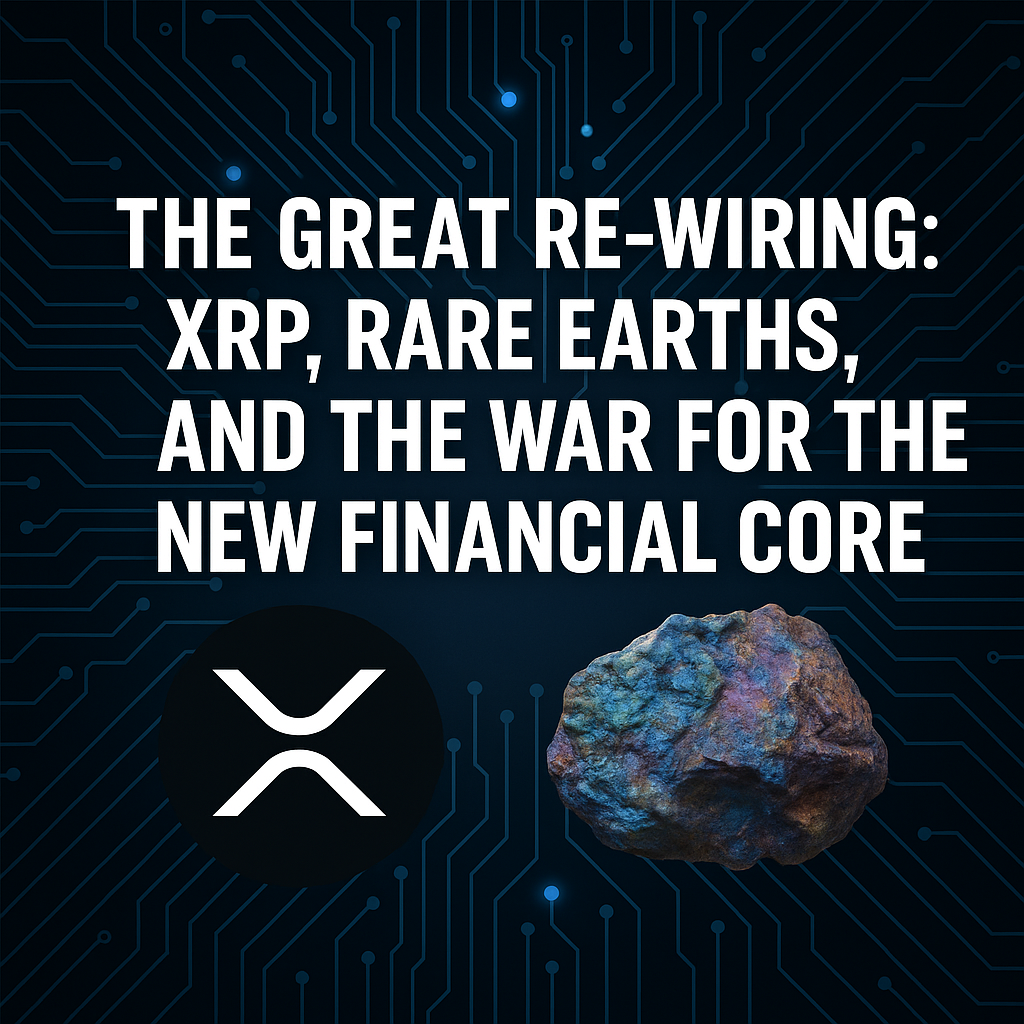 🚨The Great Re-Wiring: XRP, Rare Earths, and the War for the New Financial Core