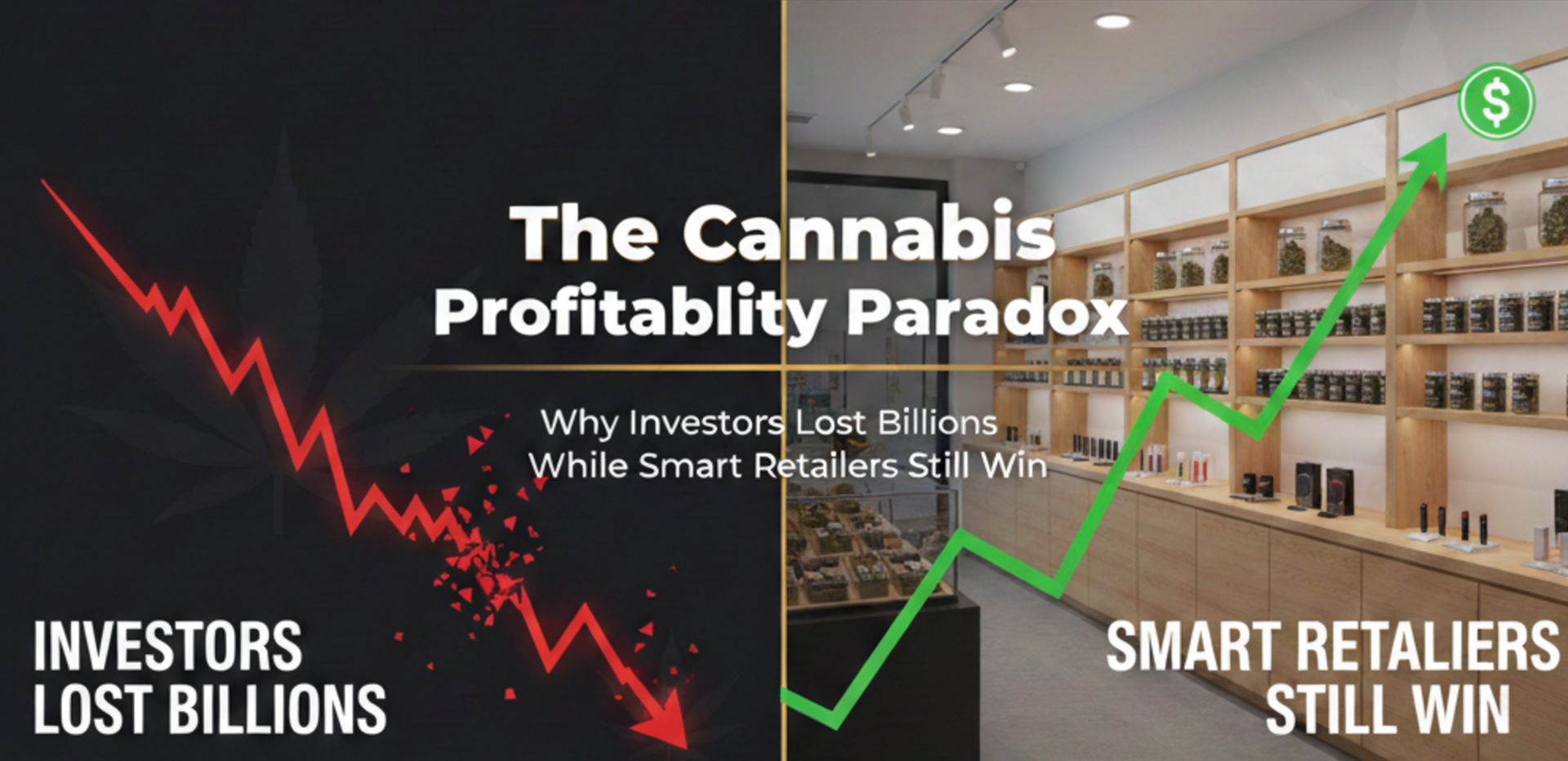 The Cannabis Profitability Paradox: Why Investors Lost Billions While Smart Retailers Still Win