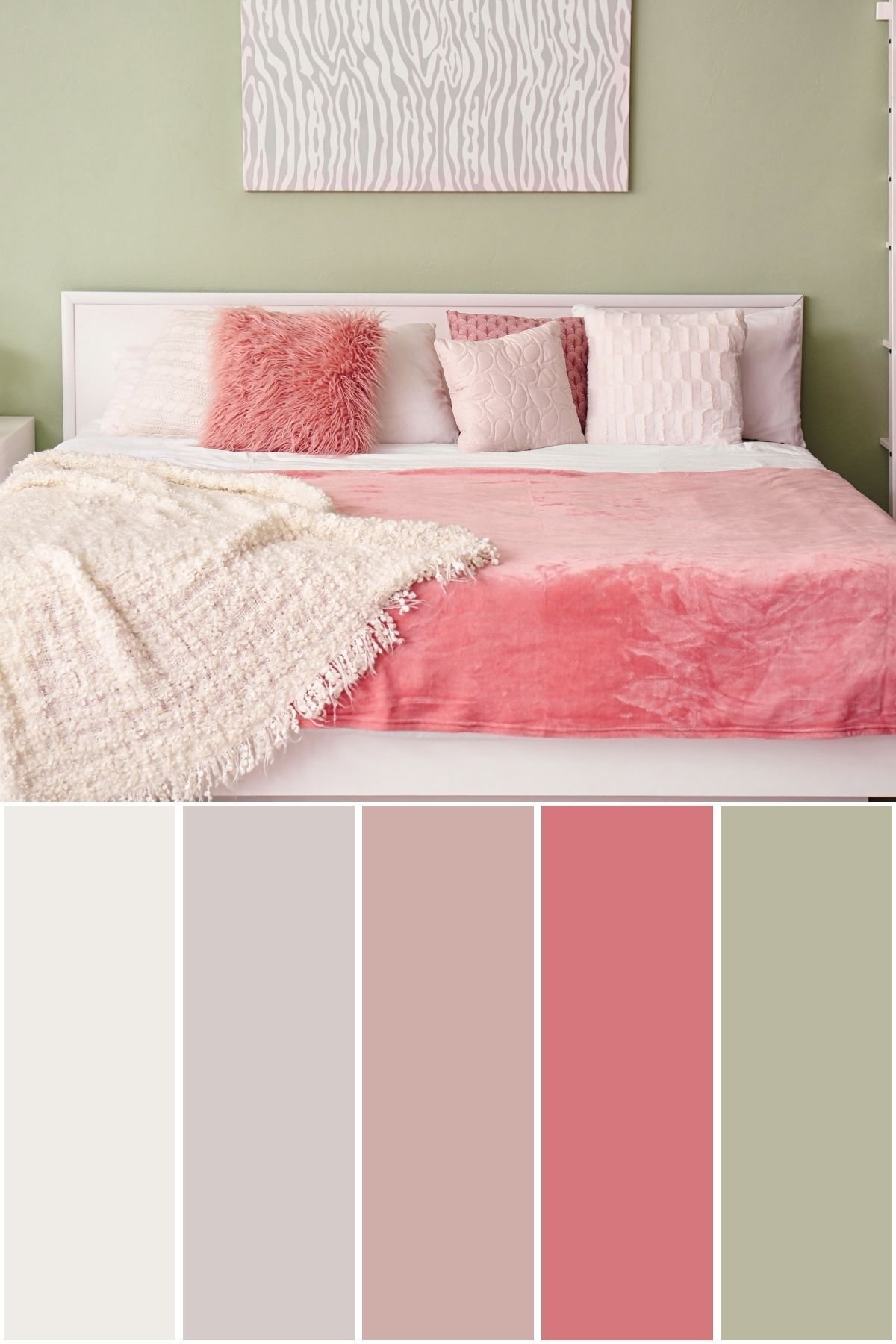 Pink and Green Color Scheme