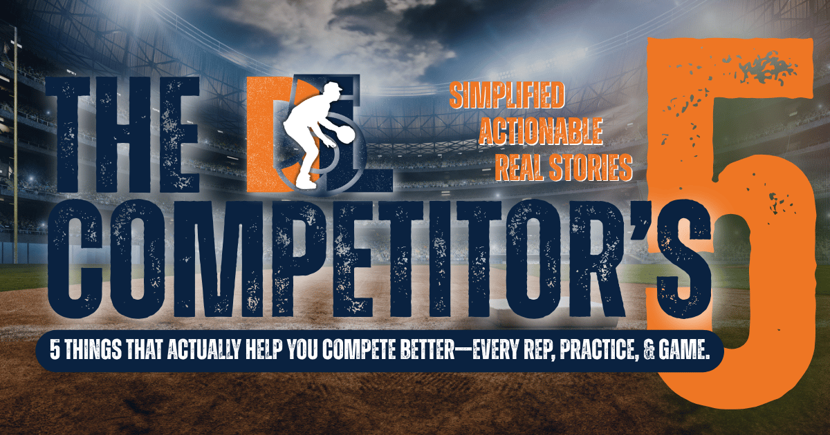 The Competitor’s 5: What Your Environment Is Teaching You