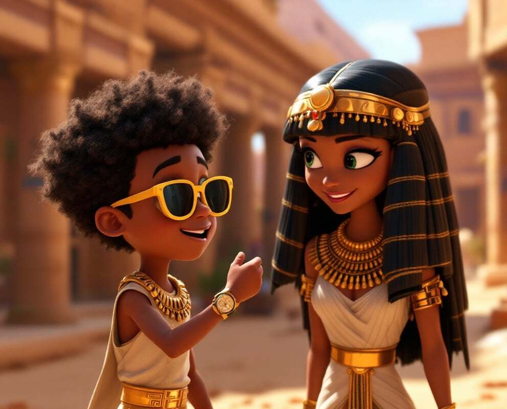 Today’s Story: Jacob and Cleopatra’s Quest ⌚